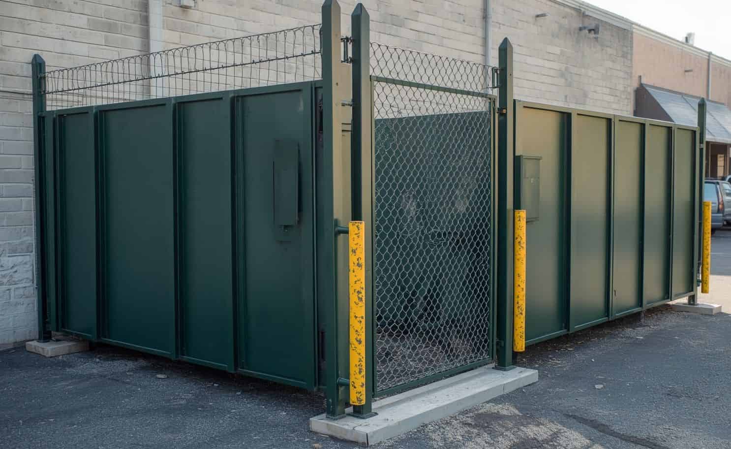 Dumpster Enclosure Fabrication image